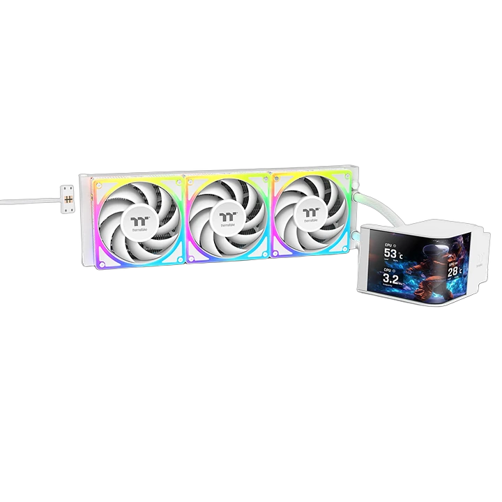 Thermaltake MAGCurve 360 Ultra ARGB Sync AIO Liquid Cooler - Snow Edition